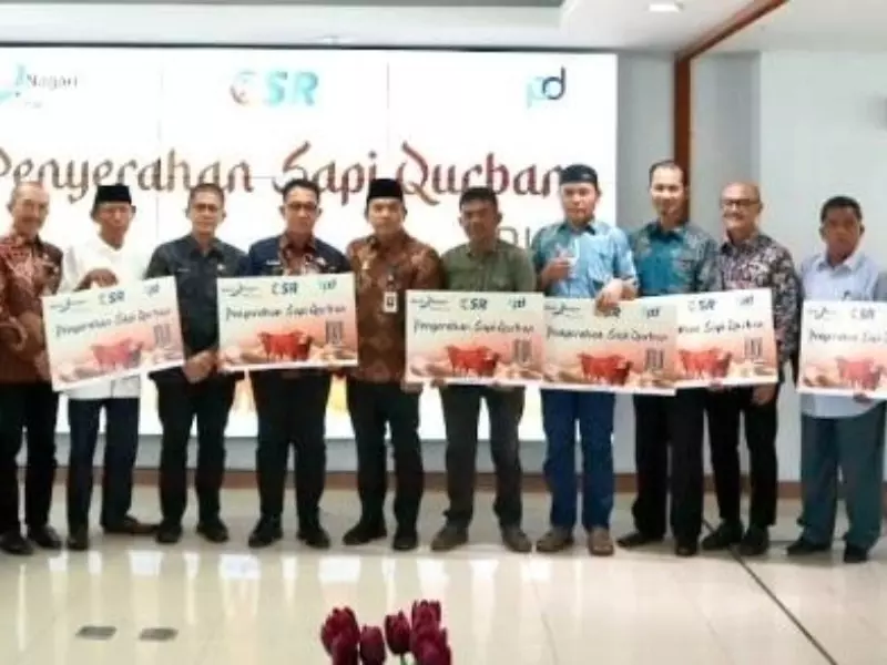 Idul Adha, Bank Nagari Salurkanr 13 Ekor Hewan Kurban Idul Adha, Bank Nagari Salurkanr 13 Ekor Hewan Kurban