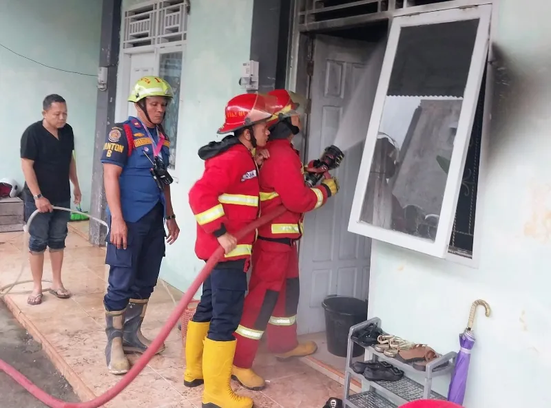 Satu Kamar Kos Terbakar, Pemilik Tempat Rugi Rp70 Juta